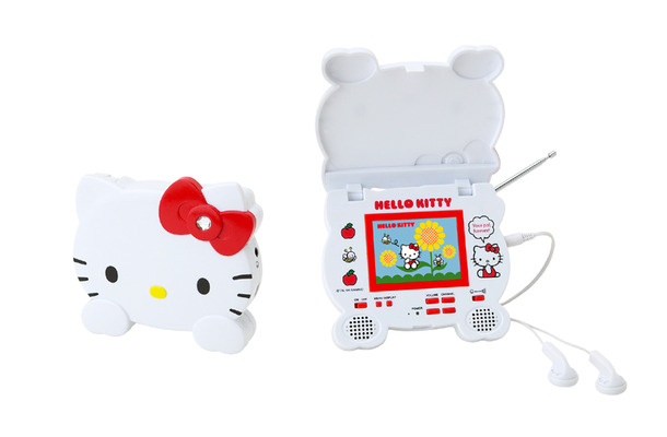 美品 限定 ハローキティーフェイス型DVDプレーヤー サンリオ正規品