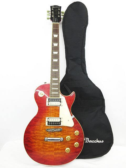 Bacchus バッカス エレキギター レスポール ソフトケース付き