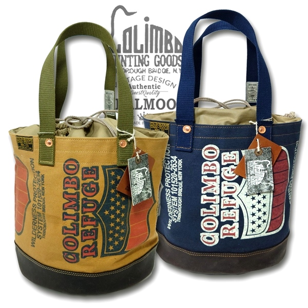 COLIMBO コリンボ ZX0504 TRAPPER'S BARREL TOTE BAG REAL MOON