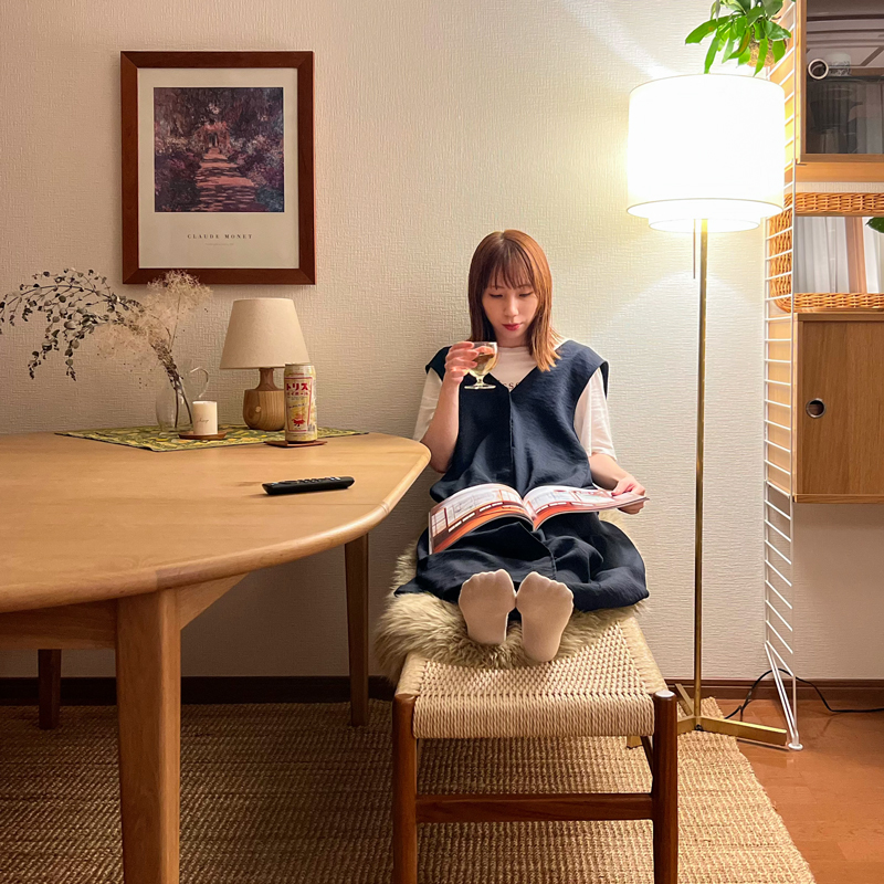 わたしの愛用品-ダイニングにくつろぎをダイニングベンチ PAPERCORDを