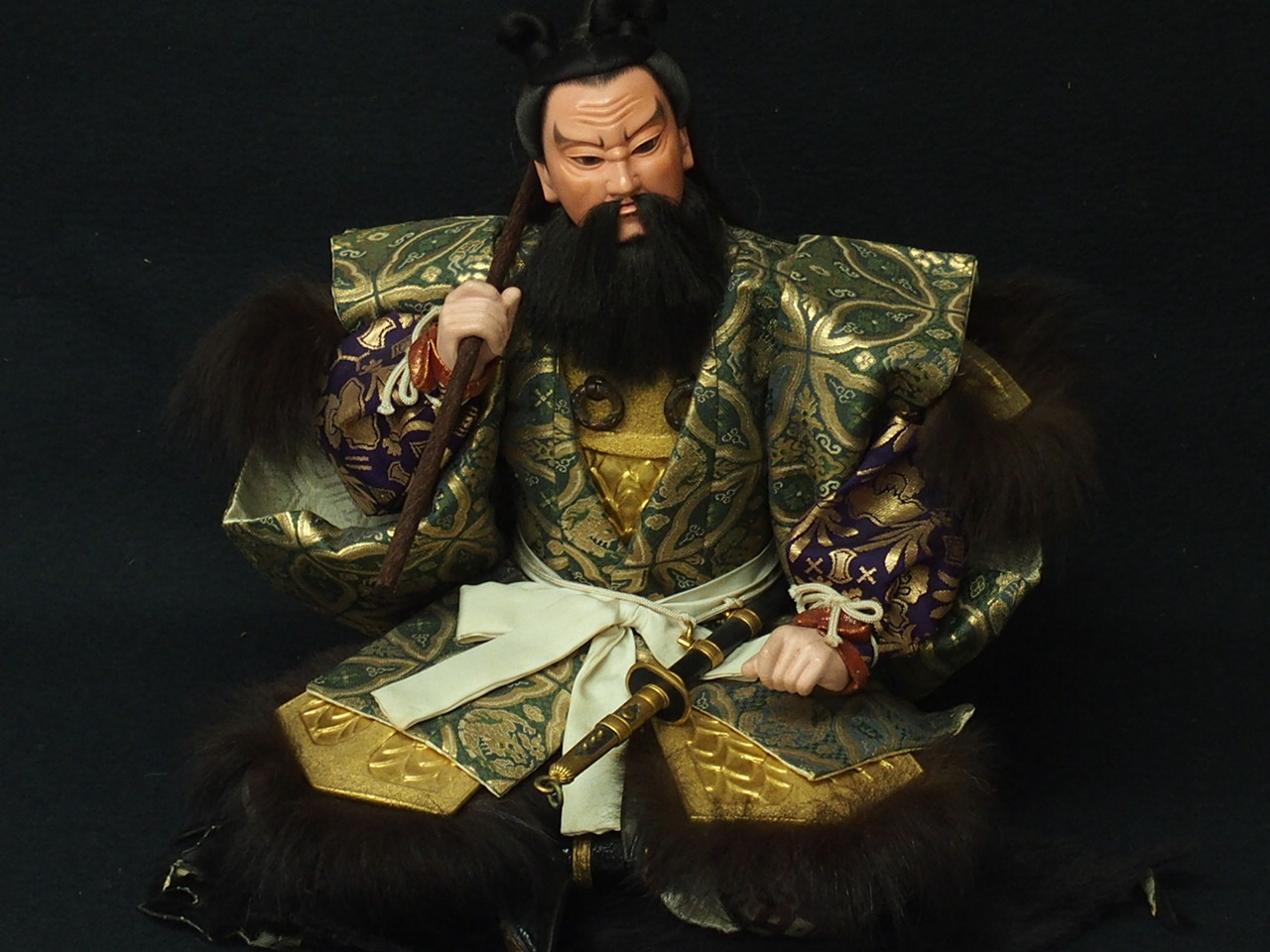 老舗の風格！ 京都丸屋 大木平蔵【道臣命】共箱 骨董品 / 丸平 御