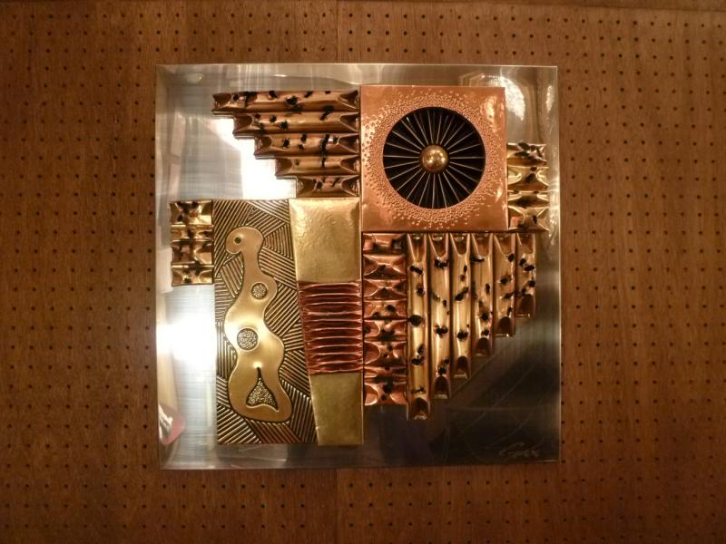 ミッドセンチュリー壁掛けオブジェ ウォールデコ リビング壁飾り