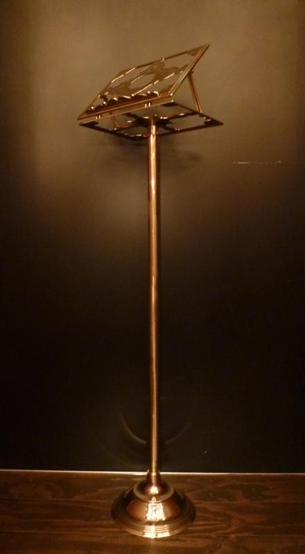 真鍮 メニュースタンド ディスプレイ什器 LFM 0234