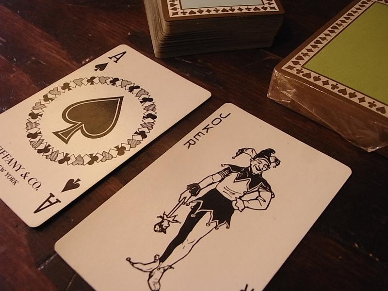 Tiffanyトランプ、ティファニートランプ、トランプカード、ビンテージ