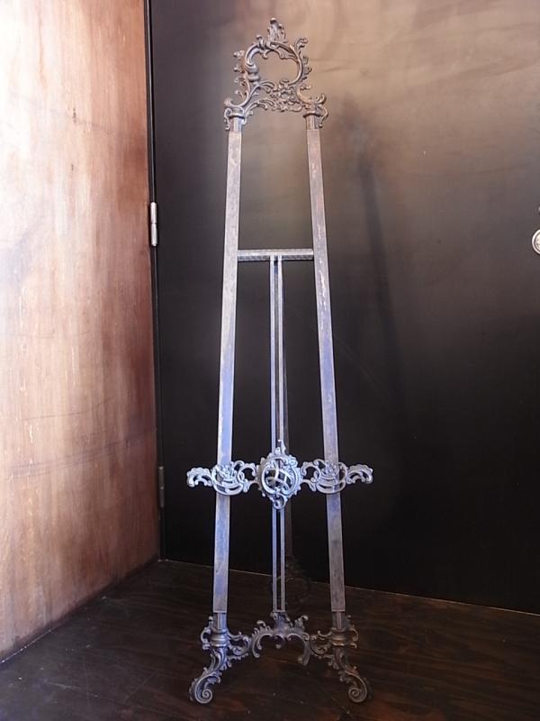 イタリア製真鍮イーゼル 額縁置き 看板スタンド 絵描きスタンド LCM 6938