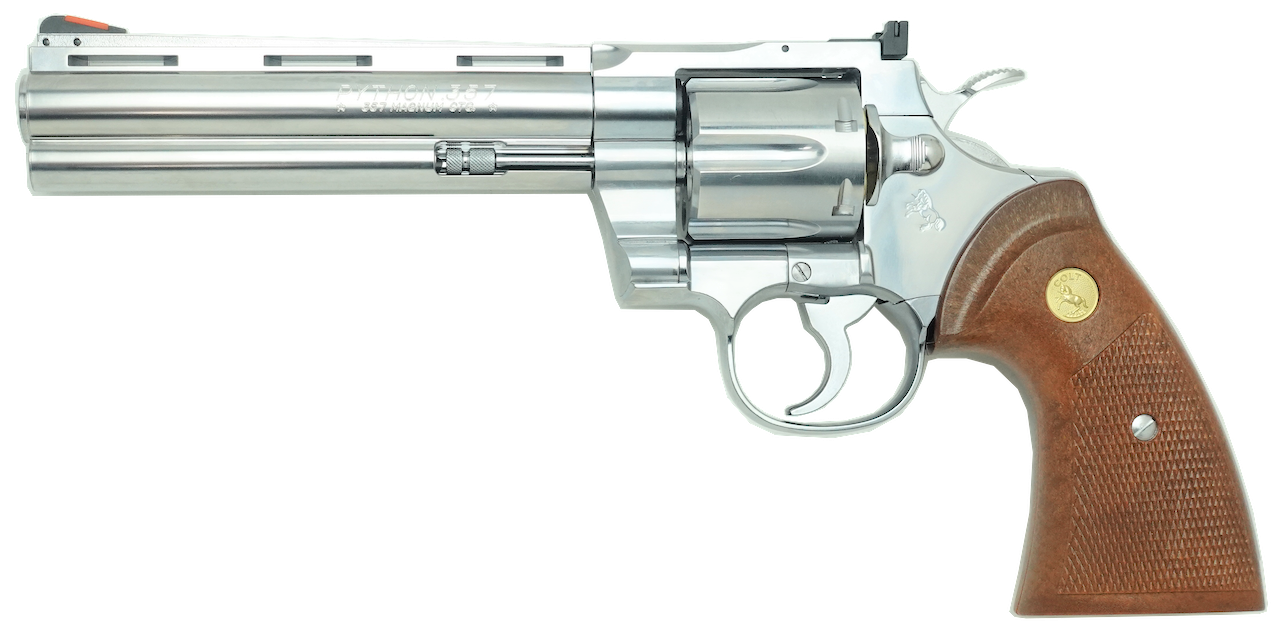 タナカ コルトパイソン 3インチ ニッケルシルバーフィニッシュ ガス