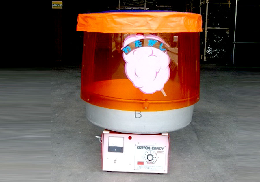 わたがし製造機 110Vわたあめ機 1200Wステンレス鋼 綿菓子製造機 銀