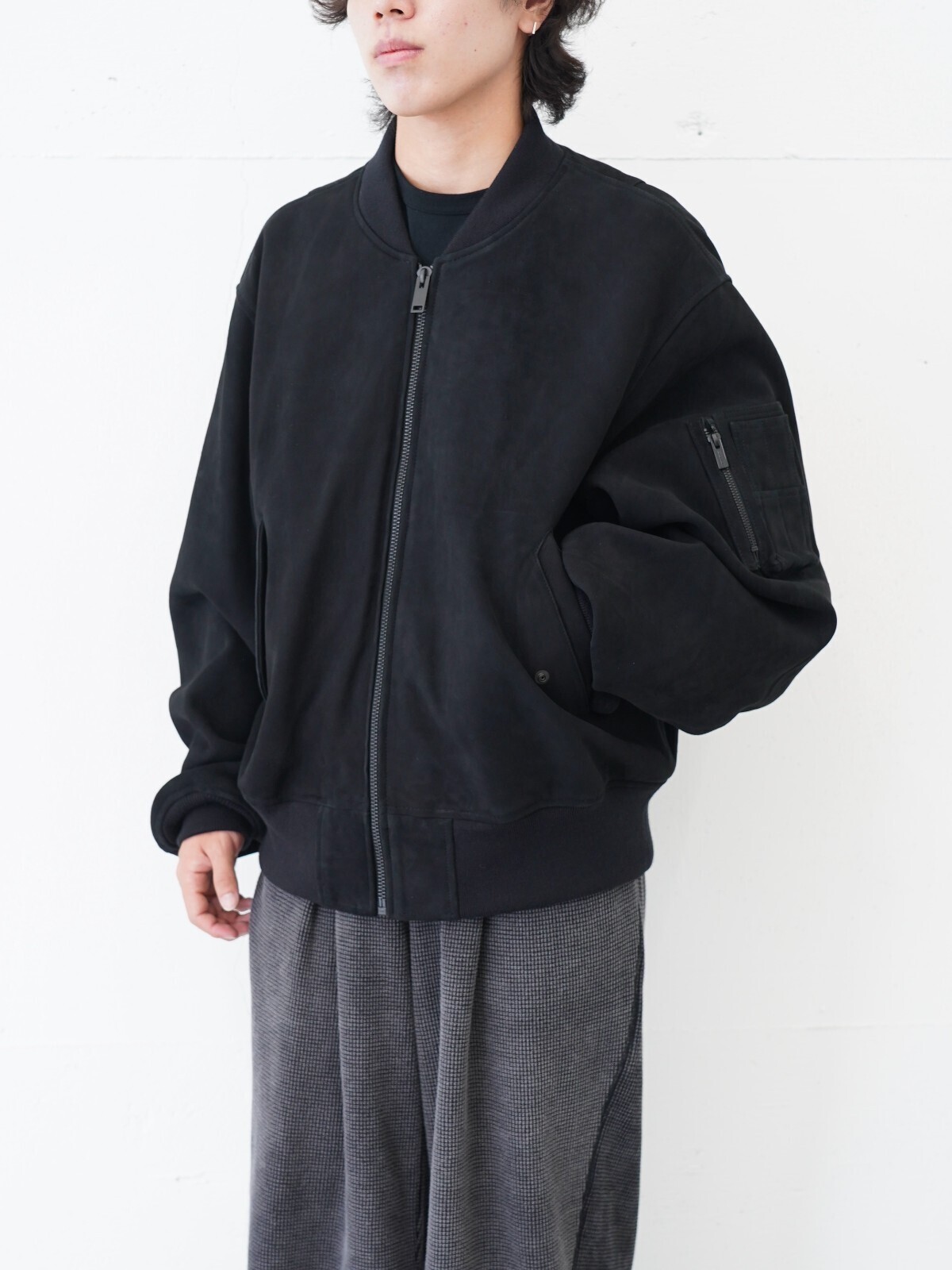 レザーMA-1ブルゾン - セブンバイセブン メンズ｜公式通販サイト