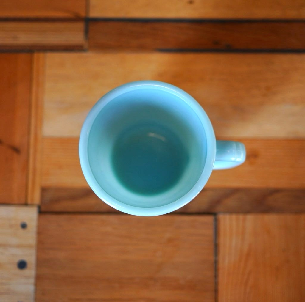 ファイヤーキング / Fire-King Dハンドル マグ ターコイズブルー