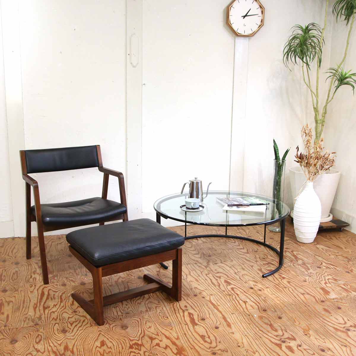 フクラ / HUKLA TMRB ガラスローテーブル L 中古 コーヒーテーブル