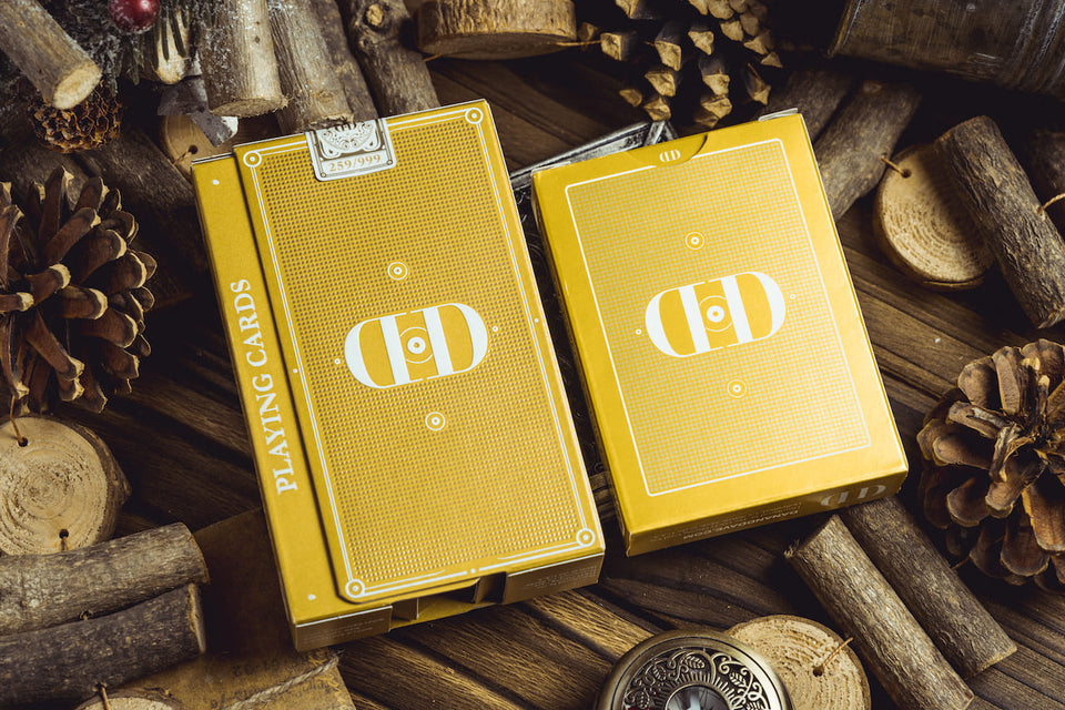 Smoke & Mirrors V9 - Gold Edition Playing Cards - Riffle Shuffle