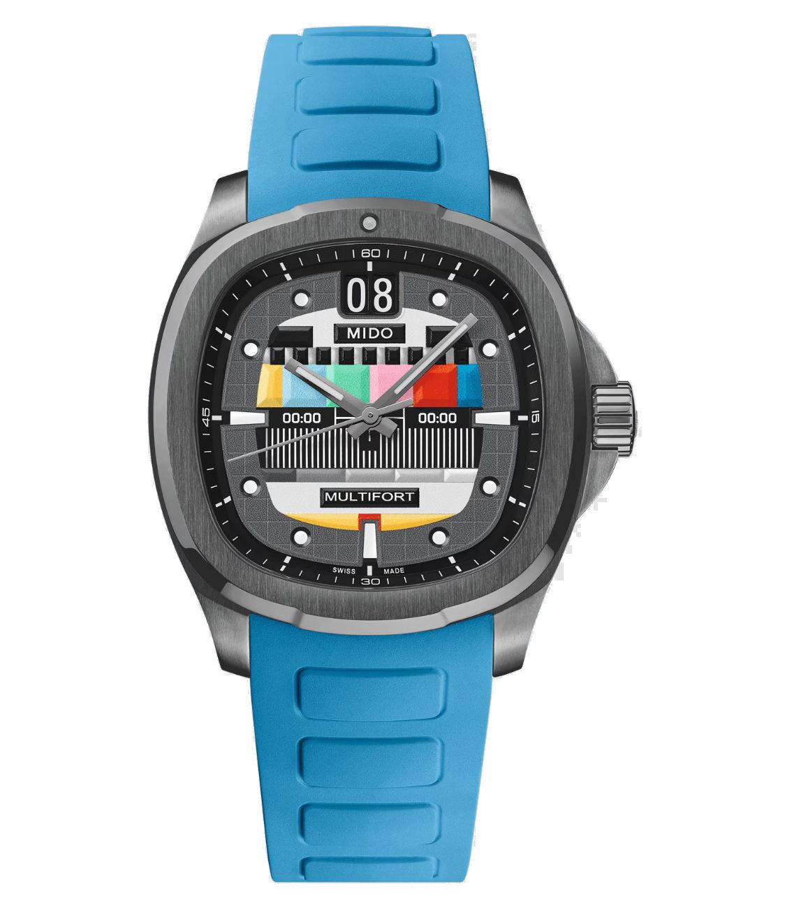 Multifort Tv Big Date Grey m049.526.33.081.01 - Mido Multifort