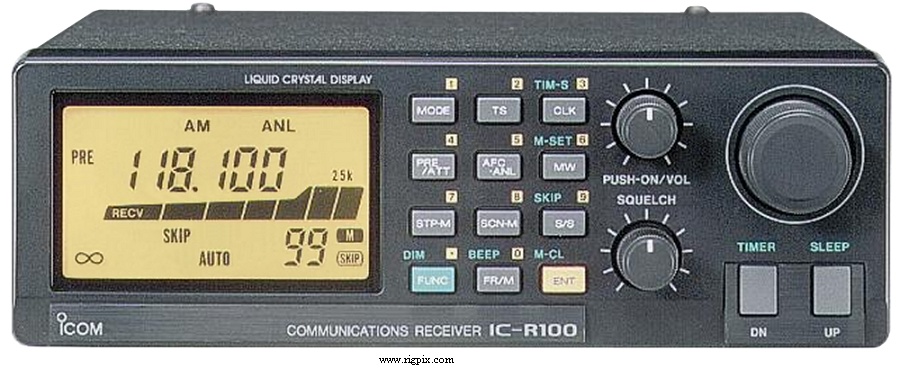 RigPix Database - Icom - IC-R100