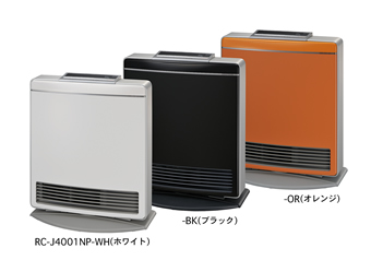 ガスファンヒーター RC-J4001NP-2 ホース1メートル ガスファンヒーター