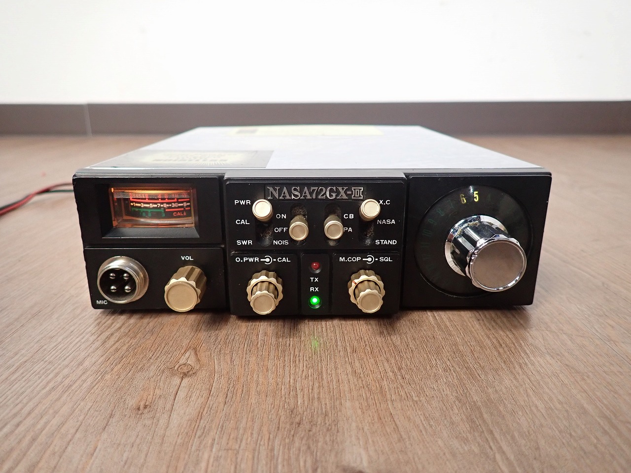 NASA72GX-Ⅱ CB/PA受信機 T-MⅡマイク付き NASA72GX-Ⅱ CB/PA受信機 T