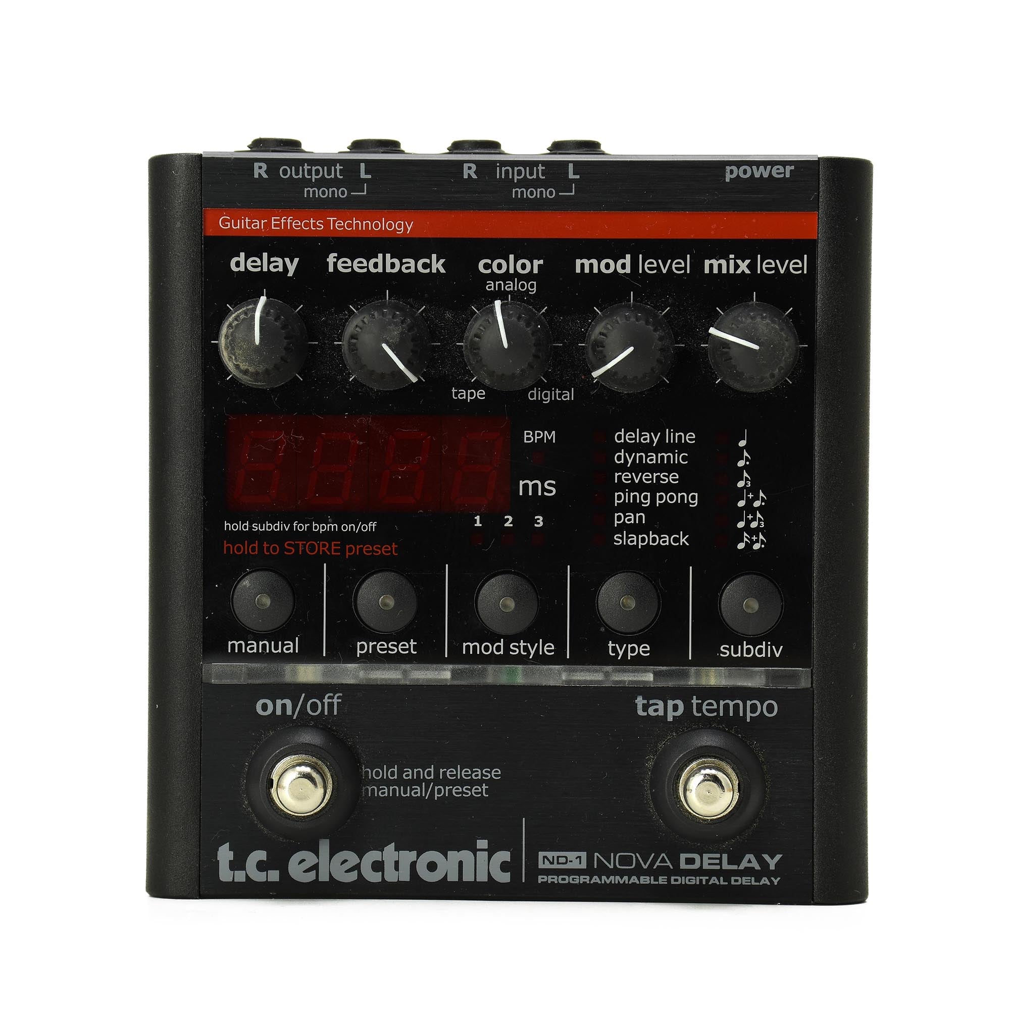 tc electronic ND-1 Nova Delay ディレイ TC Electronic | Product