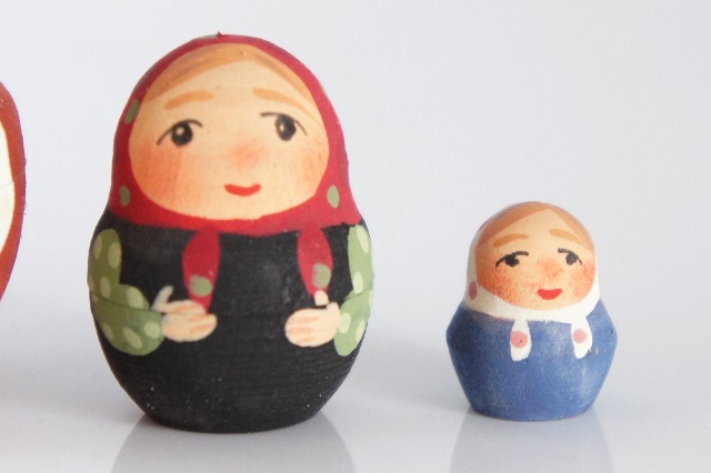 新品 ロシア ダリア ミッチィナ作品。マトリョーシカ。6体。 【公式通販】