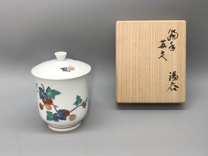 Yahoo!オークション - 人間国宝 14代 十四代 酒井田柿右衛門 牡丹文 染