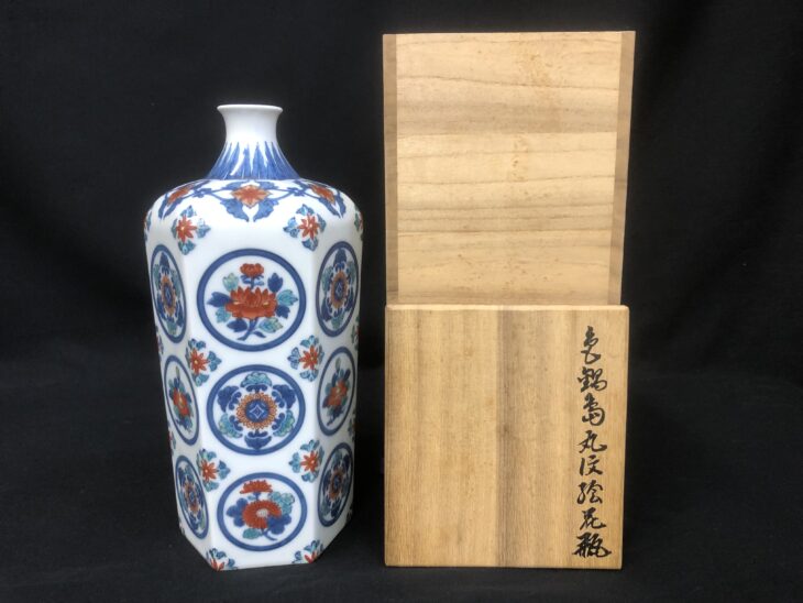 751 十二代 今泉今右衛門 造 色鍋島 錦 橘絵 額皿