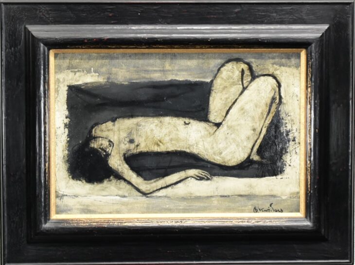 栗原一郎 『裸婦』 ｜骨董品買取 緑和堂