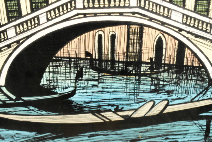 ベルナールビュッフェ マリー橋 リトグラフ 1968 ベルナール