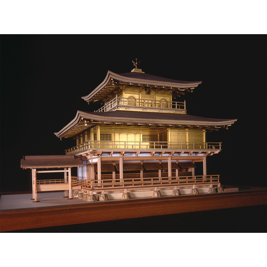 1/75 鹿苑寺 金閣（ゴールド仕様） – ウッディジョー