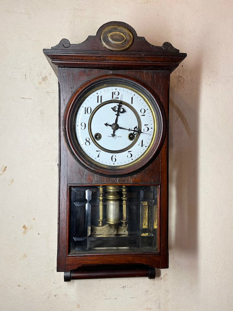 超希少 本物 アンティーク 柱時計です。