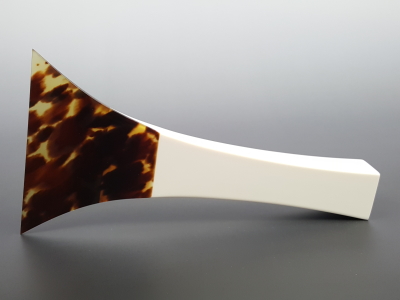 三味線バチ【送料無料】330白水牛ALL天然素材 三味線バチ【送料無料