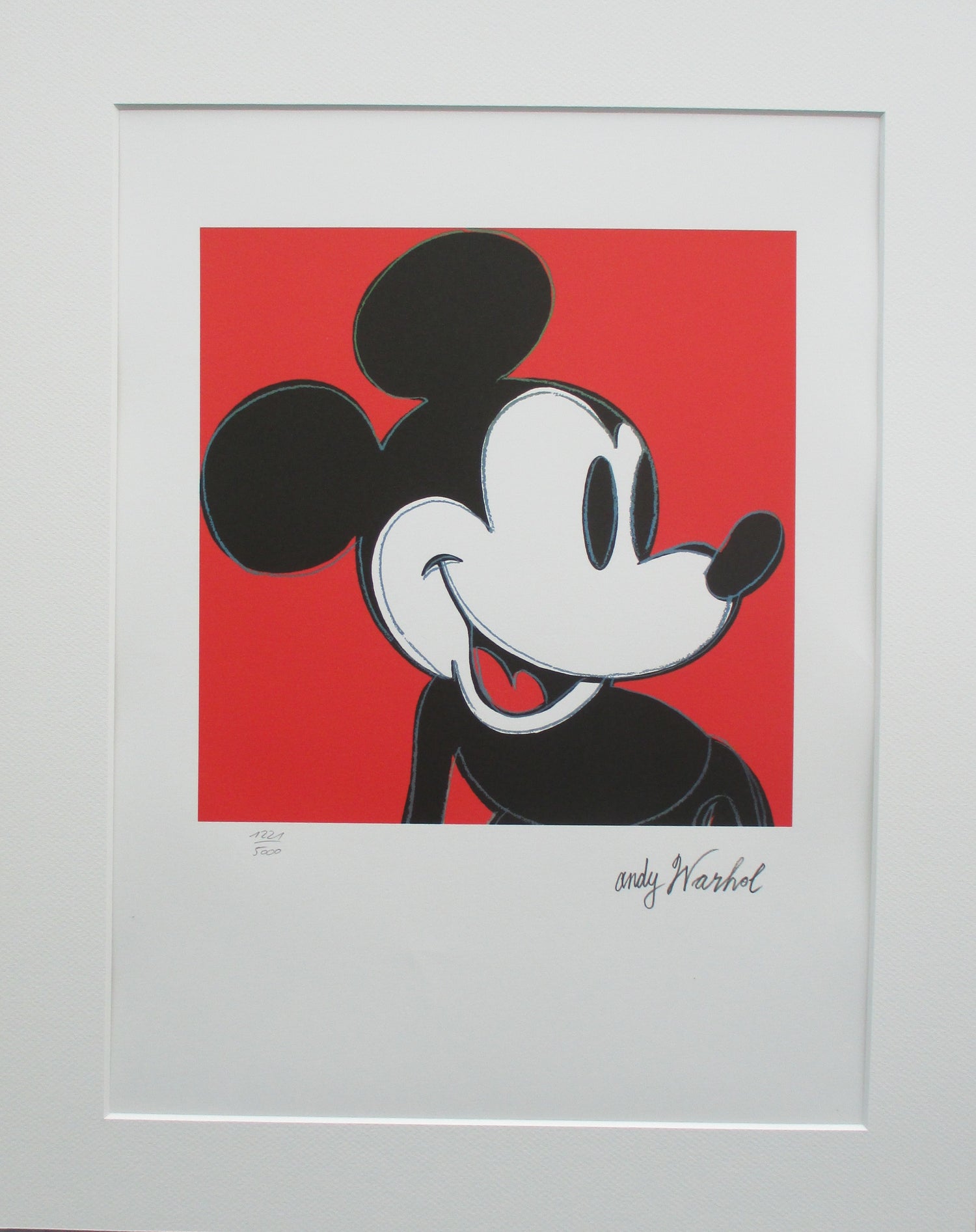 The Art Of Mickey Mouse ウォーホル/アートポスター アウト