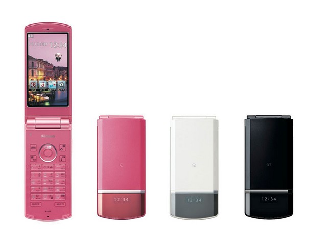 Used Rare NEC NTT docomo N-01F Pink 8MP AF Unlocked Japanese 3G