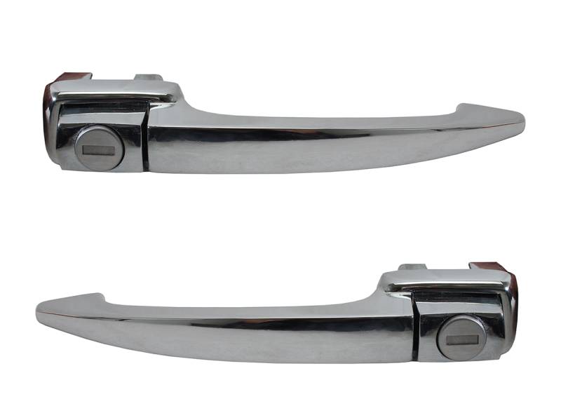113-206C-L/R DOOR HANDLES, OUTSIDE LEFT & RIGHT, BUG 1960-64 KEYED