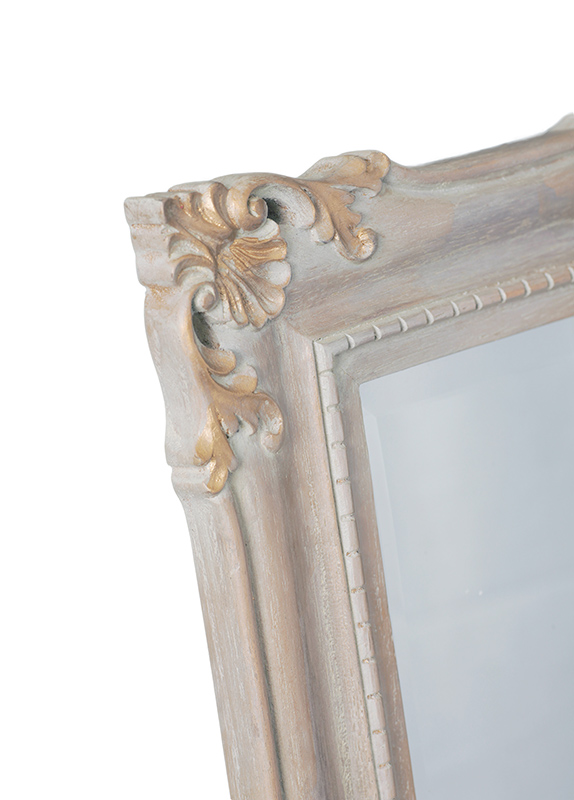 シャビーシック ミラー ニーナ フレンチアンティーク＆ゴールド