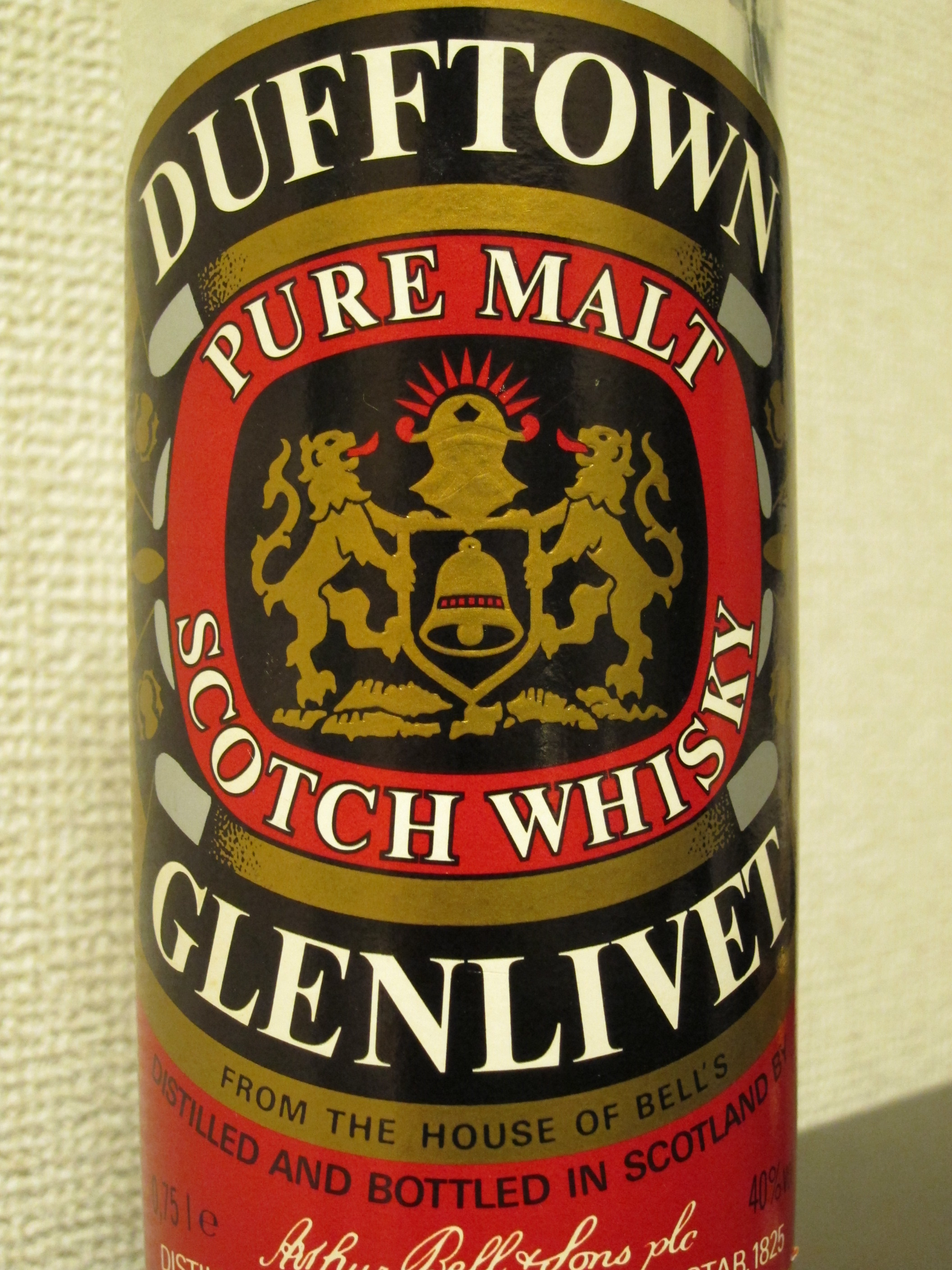 ダフタウン 8年 70年代前半流通 【公式通販】