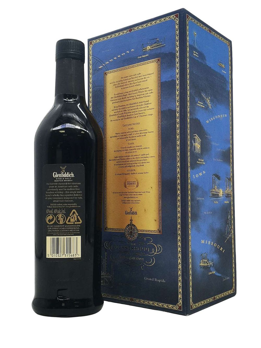 Glenfiddich 19 year old, Age of Discovery Series, Bourbon Cask