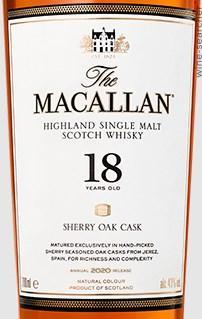 2024 The Macallan 18 Year Old Sherry Oak Single Malt Scotch Whisky