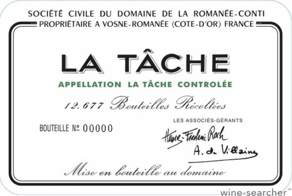 2000 Domaine de la Romanee-Conti La Tache Grand Cru Monopole, Cote
