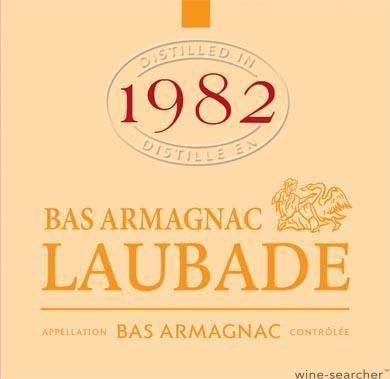 1974 BAS ARMAGNAC LAUBADE 木箱入りす Chateau De Laubade 1974 Bas