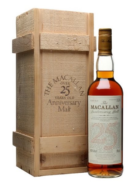 The Macallan Anniversary Malt 25 Year Old Single Malt Scotch
