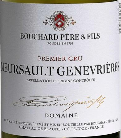 Bouchard Pere & Fils Genevrieres, Meursault Premier Cru, France