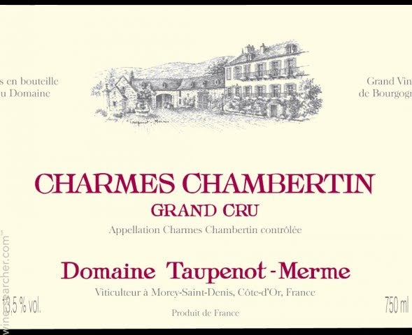 Domaine Taupenot-Merme Charmes-Chambertin Grand Cru, Cote de Nuits