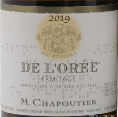 2009 M. Chapoutier Ermitage de l'Oree Blanc, Rhone, France