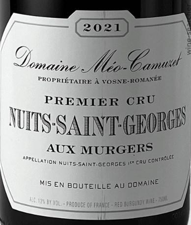 Meo-Camuzet Aux Murgers, Nuits-Saint-Georges Premier Cru, France