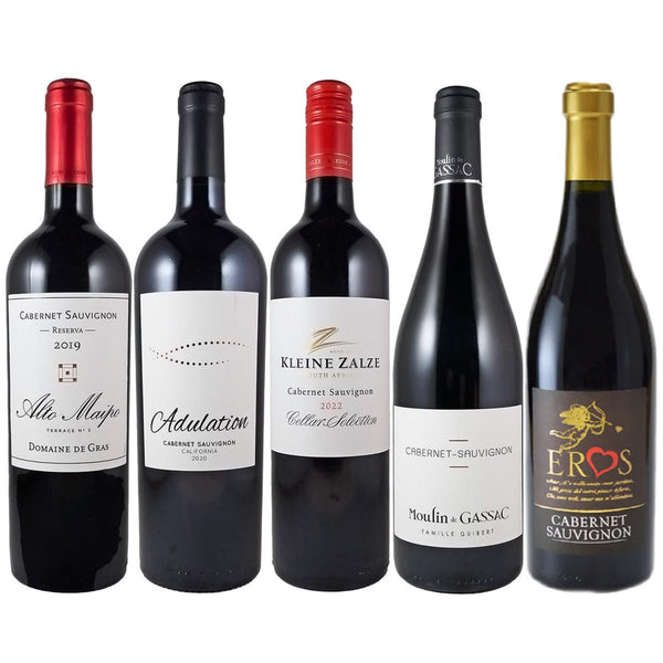 世界のカベルネ・ソーヴィニヨン5本セット Ver.2 – 恵比寿ワインマート