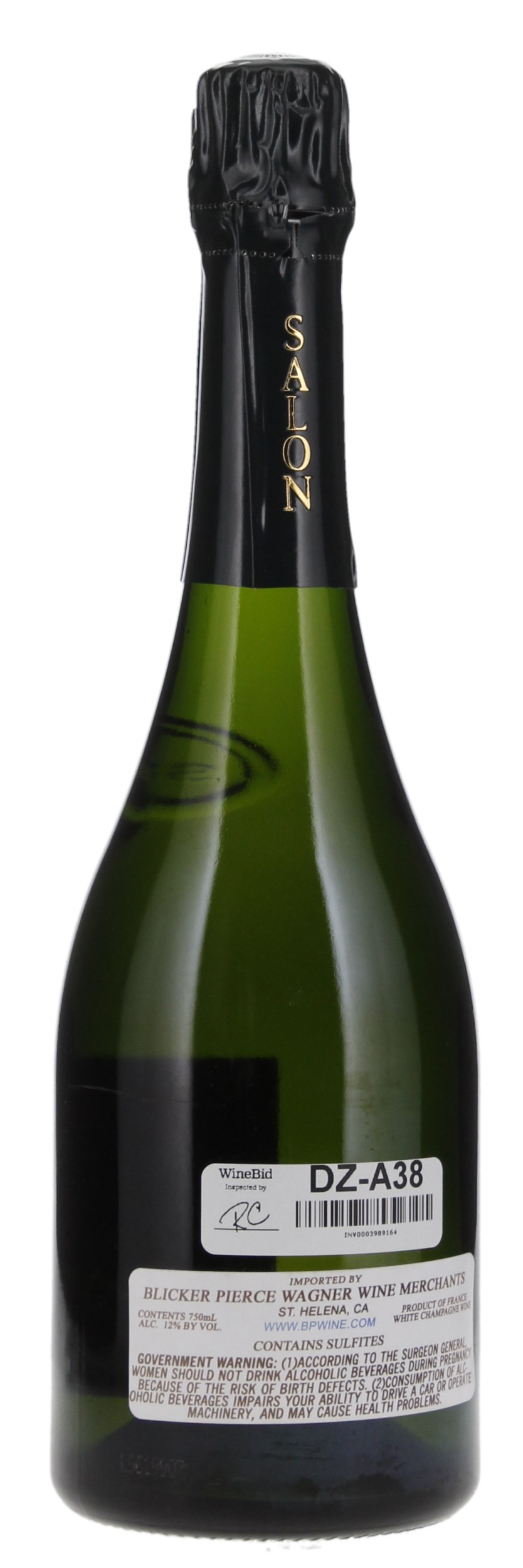 1996 Salon Le Mesnil Blanc de Blancs Champagne | WineBid | Wine