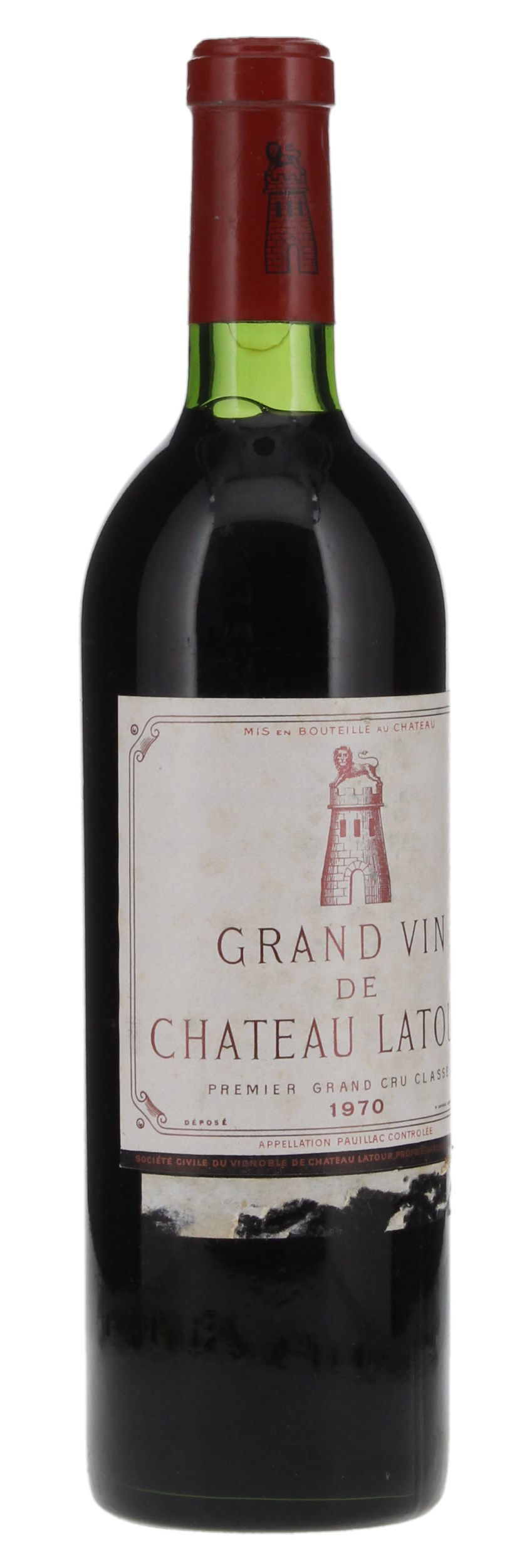 1970 Château Latour Bordeaux Red Blends (Claret) Premier Cru