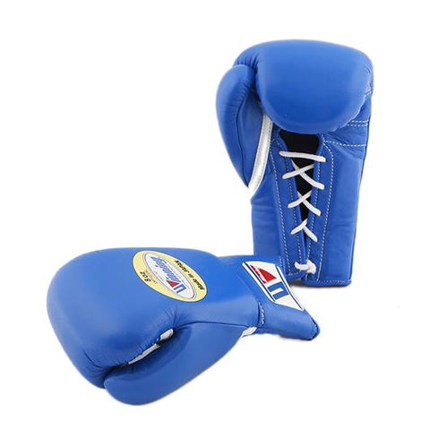 Winning Lace-up Boxing Gloves - Blue – WJapan Boxing