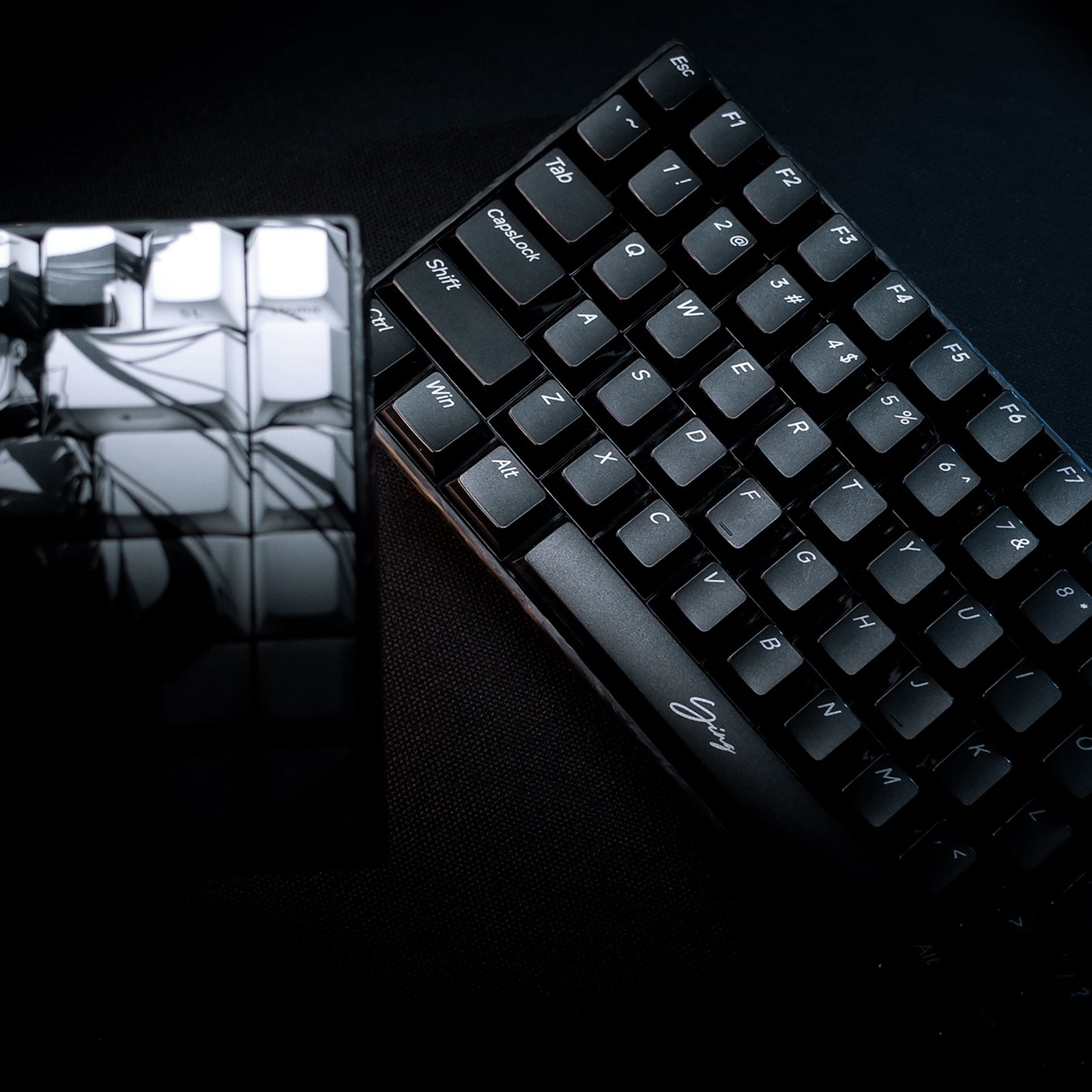 YING75 Forged Carbon Fiber Keyboard | WLMOUSE – WLmouse