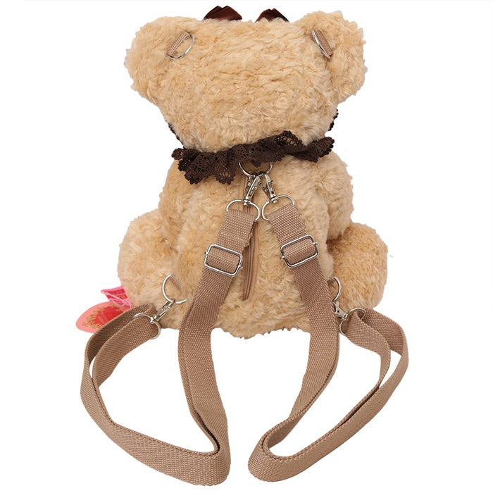 購入 B49UK857 店舗限定 くまくみゃリュックミニ ミルクティ B49UK857