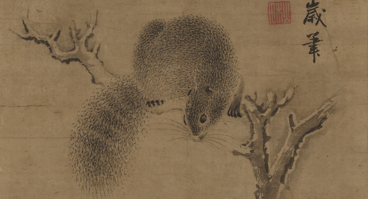 中国 明時代 仇英 蓮渓魚隠圖 絹本 原色複製 ◇検故宮博物館◇ 一鼎軒