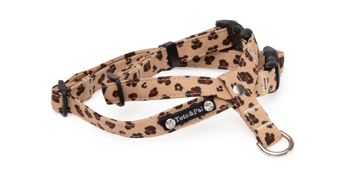 HARNESS（ハーネス）／レオパード首入れ：Toto & Pal（トトアンドパル